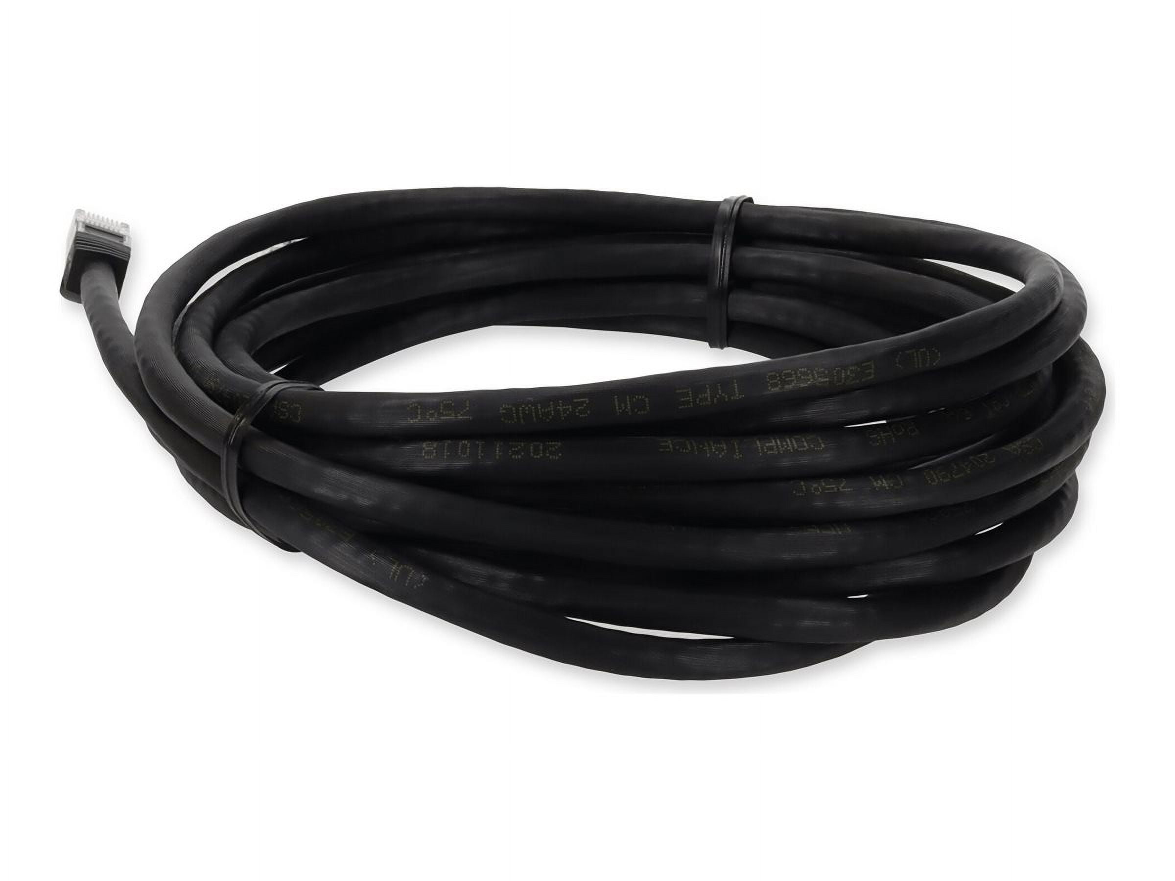 AddOn ADD20FCAT6ABK Cat6A Ethernet Patch Cable - 20' Black