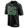 thumbnail image 2 of Men's Nike Saquon Barkley Carbon Black/Kelly Green Philadelphia Eagles  Fashion Game Jersey, 2 of 3