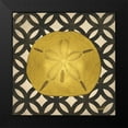 thumbnail image 2 of Harbick, N. 20x20 Black Modern Framed Museum Art Print Titled - Gold Shells III, 2 of 5