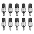 thumbnail image 1 of 10Pcs Nickel Plated Brass Bike Wheel Tire Valve Core with Cap Bicycle, 1 of 9