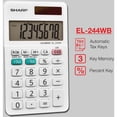 thumbnail image 3 of Sharp EL-244WB Small Pocket Calculator - Quantity 5, 3 of 3