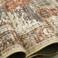 thumbnail image 6 of YOUFORTONG 10x12 Vintage Washable Area Rug,Large Stain Resistant Carpet with Non Slip Backing for Living Room Bedroom Home Decor,Brick, 6 of 6