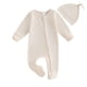 thumbnail image 1 of Odeerbi 0-6 Meses Niños Niñas Algodón Romper Con Sombrero Conjunto Niños Cuello Redondo Manga Larga Mono, 1 of 4