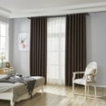 Blackout Curtains 106 Inch Length 1 Panel, Thermal Insulated Long