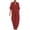 01 Red, variant on Women's Dressy Polka Dots 2 Piece Outfits - V Neck Shawl Collar Blouses & Wide Leg Pants Lounge Sets with Pockets