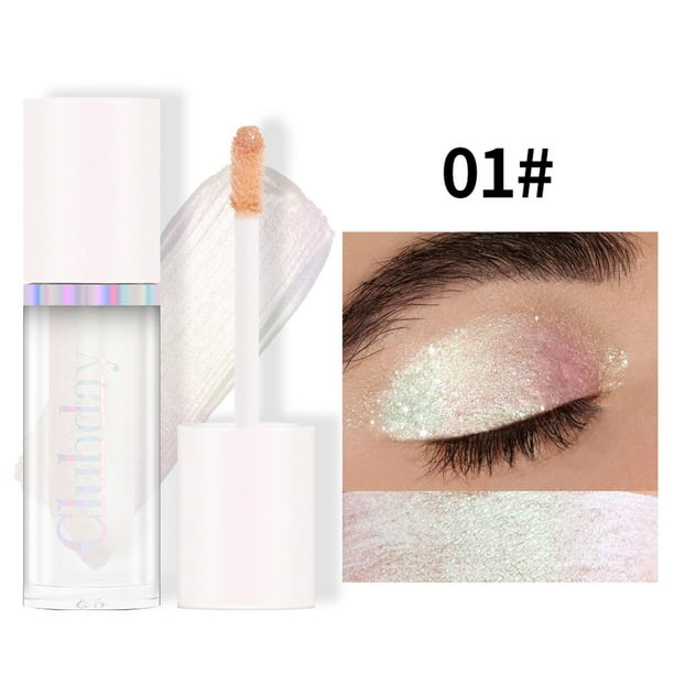 Belleza y maquillaje, Sombras de ojos, Sombras de ojos, Sombras de ojos líquidas con purpurina, 6 colores, Sombras de ojos Chameleons, Sombras de ojos multicolores que cambian de color, Alta pigmentac