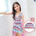 thumbnail image 1 of Trajes de baño para niños, trajes de baño femeninos de princesa dividida siamesa, trajes de baño para niñas de talla mediana y grande, trajes de baño para estudiantes, 1 of 6