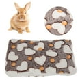 thumbnail image 3 of CHICIRIS Hamster Winter Bed,Hamster Warm Fleece Pad Soft and Comfortable Hamster Winter Warm Sleep Pad for Hamster Rabbits Chinchilla,Rabbits Warm Fleece Pad, 3 of 8