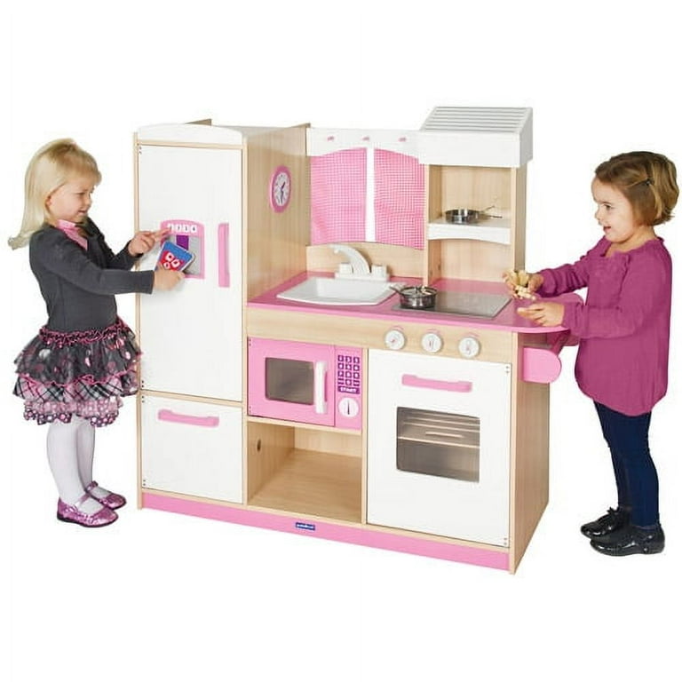 Guidecraft Play Along Kitchen white purple pink