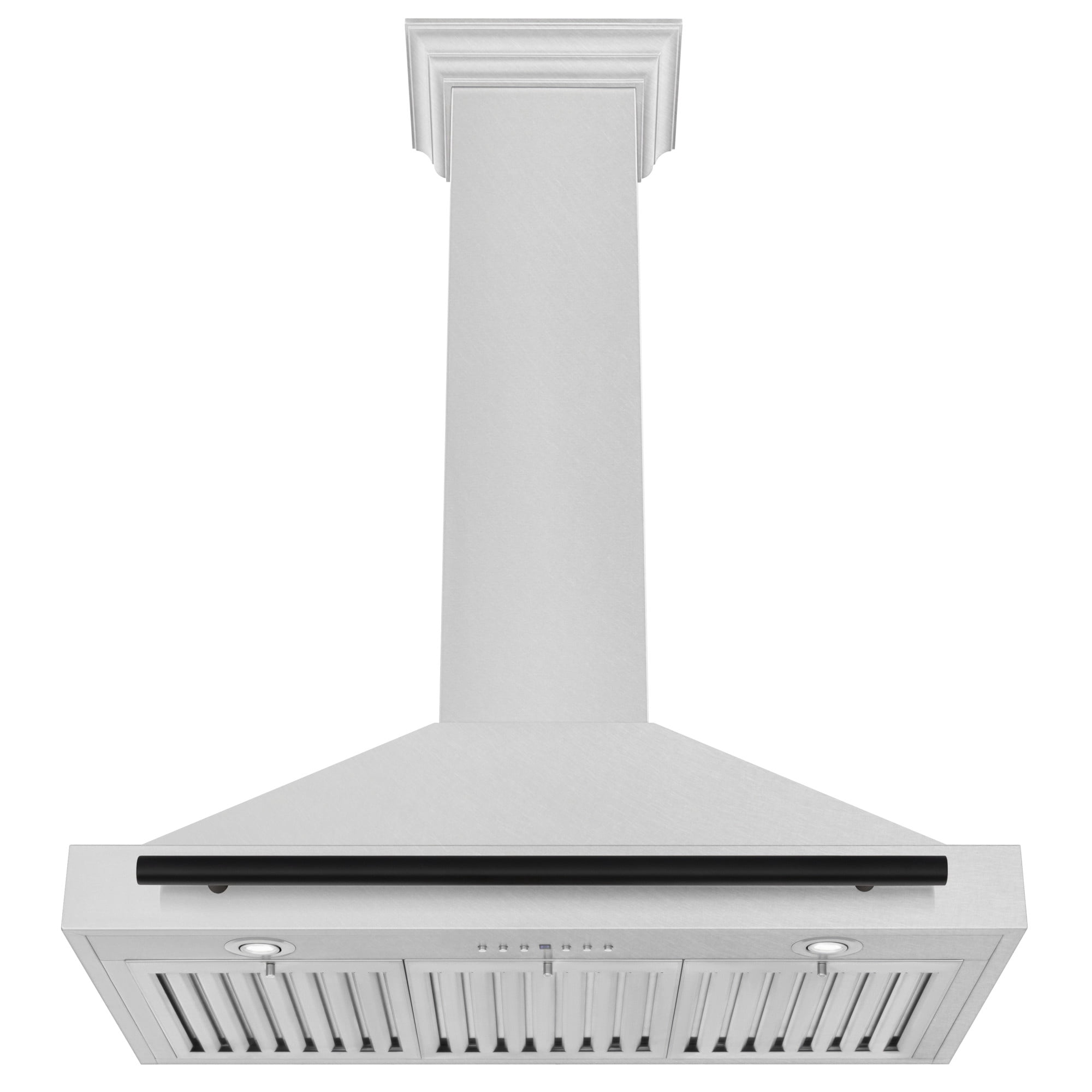 ZLINE 36 ZLINE Autograph Edition DuraSnow Stainless Steel Range Hood with DuraSnow and Matte Black Handle (KB4SNZ-36-MB)
