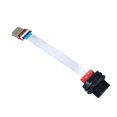 thumbnail image 4 of Fyearfly Montaje En Panel Trasero Roscado Conector Hembra A Macho Interfaz Multimedia HD Cable De Extensión FPC Suave Línea De 0,1 M Conector De Montaje En Panel Hembra A Macho Panel Hembra A Macho, 4 of 8