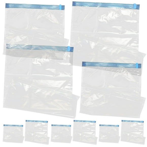 VERDANVERSE 10Ud Bolsas De Compresión Transparentes Para Ropa Y Edredón Con Para Guardar Y Ahorrar Espacio