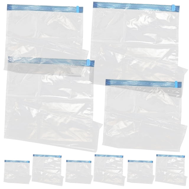 VERDANVERSE 10Ud Bolsas De Compresión Transparentes Para Ropa Y Edredón Con Para Guardar Y Ahorrar Espacio