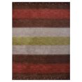 thumbnail image 2 of Rugsotic Carpets Hand Knotted Wool Area Rug 6'7''x9'10'' Brown Silver Contemporary Rectangle Indoor Rug for Living Room, Bedroom Antimicrobial L00A98, 2 of 5
