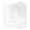 thumbnail image 3 of Mask Dispenser Acrylic Glove Holder Mask Storage Box Wall Mounted Gloves Dispenser Box (2-grid Compartment), 3 of 4