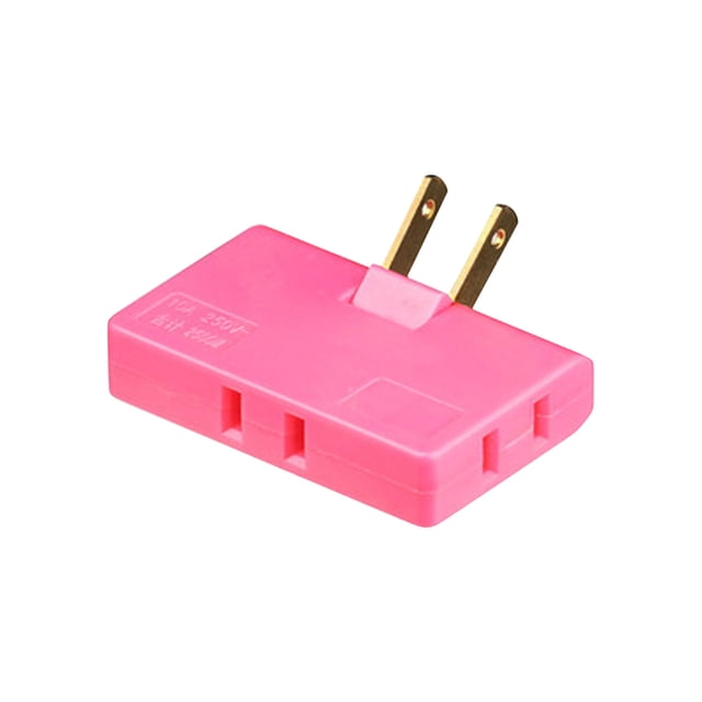 Agiferg Multi-head Plug Into One-turn Split-head Variational Converter Three-term Two-claw Flat-foot Plug-in Triangular Socket Two Holes Long And Empty