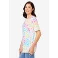 thumbnail image 3 of Woman Within Plus Size Printed Perfect Square-Neck Tee, 3 of 4