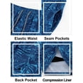 thumbnail image 7 of APTRO Mens Swim Trunks With 2 in 1 Compression Liner 5.5"Board Shorts Quick Dry Swimming Bathing Suit Summer Beach Shorts Blue 01 M, 7 of 7