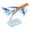 Orange, variant on ANA Sea Turtle Painting A380 Model  Simulation 1:500 Alloy Airplane Collectible with Display Stand Home Gift