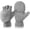 Grey, variant on Winter Convertible Gloves Flip Top Mittens Warm Polar Fleece for Winter Running Texting Photographing for Men Women
