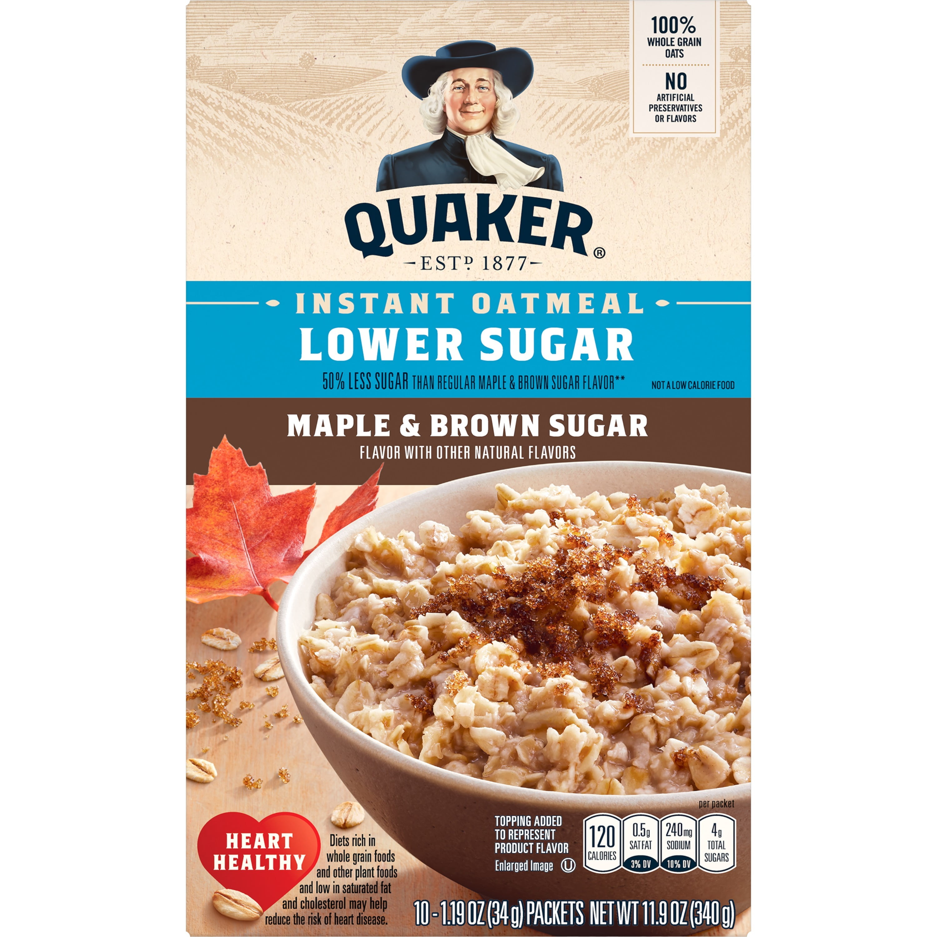 Save on Quaker Protein Instant Oatmeal Banana Nut - 6 ct Order Online  Delivery