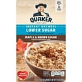 thumbnail image 3 of Quaker Instant Oatmeal, Lower Sugar, Maple & Brown Sugar, 1.19 oz, 10 Packets, 3 of 9