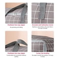 thumbnail image 4 of Heavy-Duty Waterproof Storage Bag - Extra-Large Moving Organizer with Reinforced Zippers for Bedding & Clothes, 4 of 6