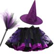 thumbnail image 4 of BOOMNY Halloween Toddler Baby Girls Witch Dress Up Funny Hallowmas Party Outfits Sets Playful Stage Performance Clothes Set, 4 of 5