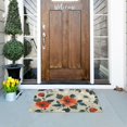 thumbnail image 5 of Yayeee Doormat for Indoor Entrance 32" x 20" Non Slippery Floor Rug, Large Red Floral Pattern, 5 of 8