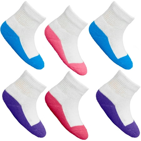 Fruit of the Loom Baby Boys Assorted Ankle Socks - 6 Pairs