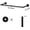 Black - Wall Mounted-36 Inch - 1 Pack, variant on Industrial Pipe Clothes Rack  Heavy Duty 60inch Iron Garment Ceiling Mounted Rustic Saving Space Bar Multi-purpose Hanging Rod For Bedroom Closet Laundry Room And Plants