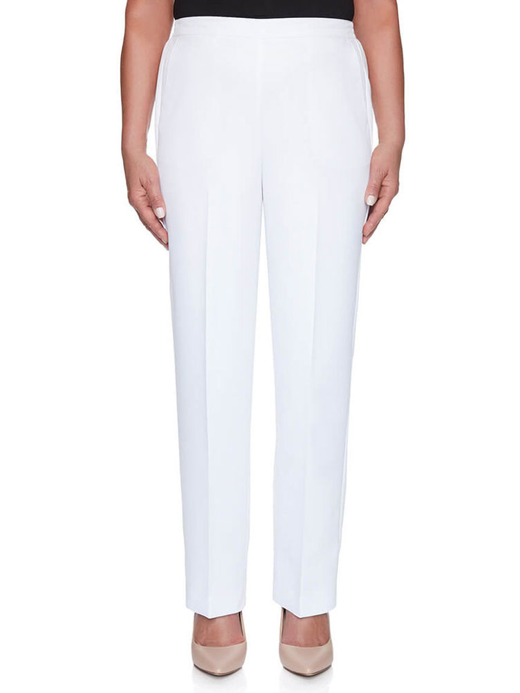 Miami Beach Solid Pants - Medium Length 
