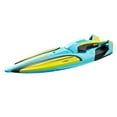 thumbnail image 1 of Blue Rc Speedboat For Pools Lakes, 4Ch 2.4Ghz Remote Control Boat With Dual Propellers, 30Km/H Fast Rc Boats, Self-Righting Design, 35X10X8Cm Watercraft For Adults Kids, 1 of 9