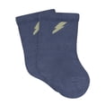 thumbnail image 3 of Gerber Baby Boy Jersey Wiggle Proof Crew Socks, 3-Pack, Sizes 0/6 Months - 6/12 Months, 3 of 6