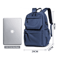 thumbnail image 2 of Mochila Multifuncional Informal De Moda Con Puerto Usb Azul, 2 of 5
