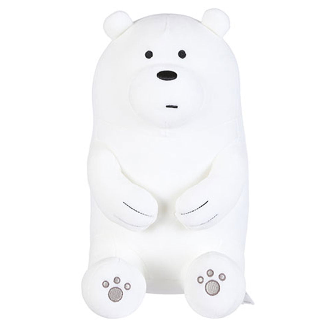 MINISO We Bare Bears Lovely Sitting Stuffed Plush Grizzly Stuffed Animals Kawaii Plushies Soft Plush Brown Pillow for Boys Girls Kids Toddler Toys Doll 