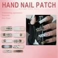 thumbnail image 4 of RAGUPEL 24Pcs Glue on Nails for Women,Embossed Water Droplets Square Nail Tips,3D Spider Press on Nails Summer,Long Nails for Dating,Party,Taking Pictures,Daily Life,Style1, 4 of 7
