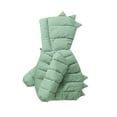 thumbnail image 3 of Favoffer Winter Unisex Toddler Kids Solid Color Dinosaur Fleece-Lined Hooded Padded Jacket - Skiing,Camping,Outdoor,Play 2-7Y, 3 of 6