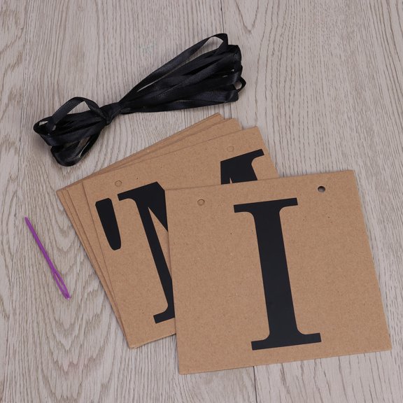 LOLIPPYY I'm Done Multi-Color Kraft Paper Banner Decoration for Graduation Party