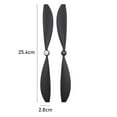 thumbnail image 5 of 4pcs Drone Propellers Noiseless Impact-resistant Abs Replacement Blades Drone Accessories For Gopro Karma, 5 of 5
