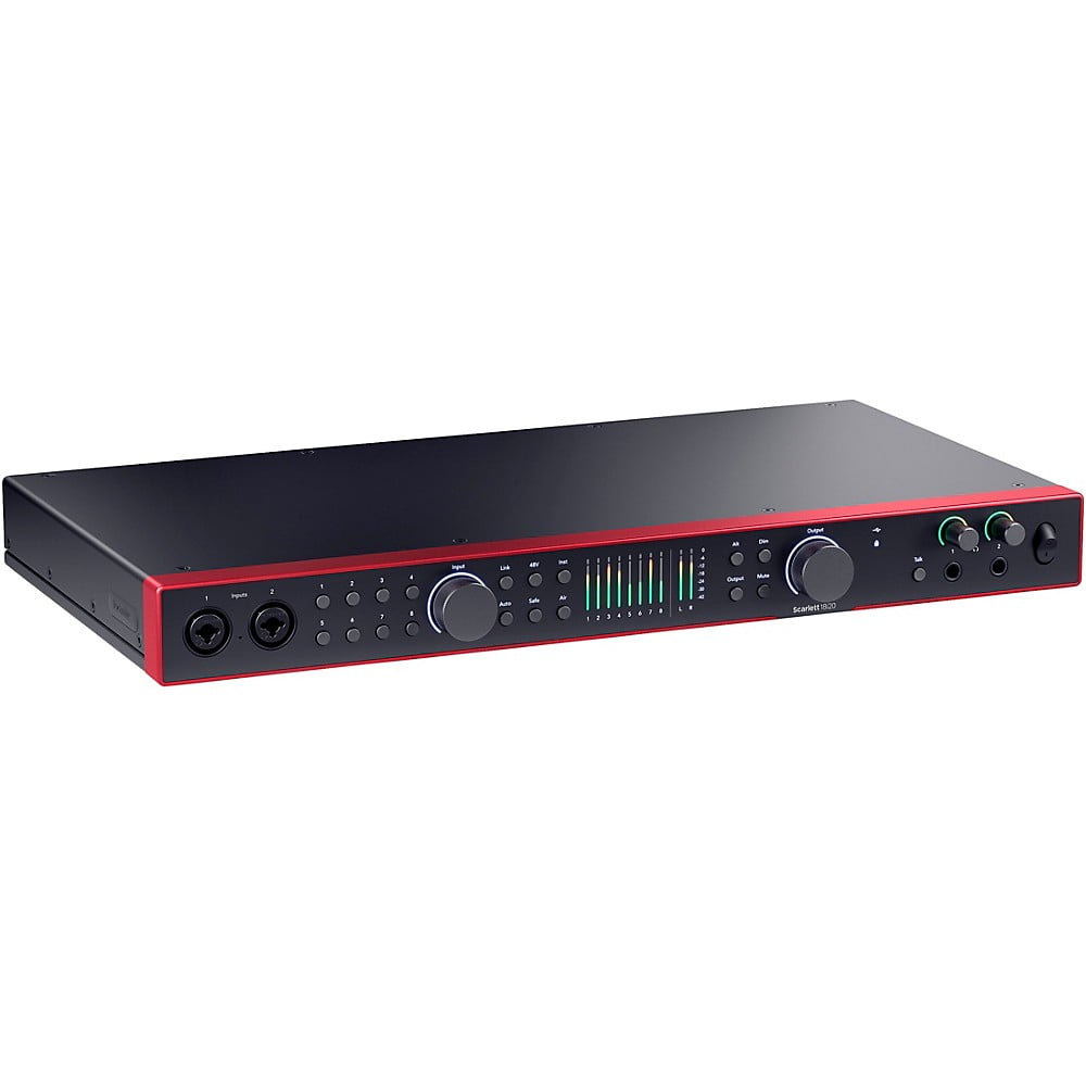 Focusrite Scarlett 18i20 4th Gen USB Audio Interface with Software Suite