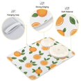 thumbnail image 4 of Yayeee Dish Drying Mat for Kitchen Counter Ultra Absorbent Easy Clean Pad 18x16", Orange, 4 of 7