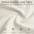 thumbnail image 5 of Christopher Knight Home Linen Upholstered California King Size Bed Frame with Thick Headboard & Footboard, Beige, 5 of 13