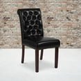 thumbnail image 2 of Flash Furniture Hercules Parsons Chair, Black Leathersoft, 2 of 11
