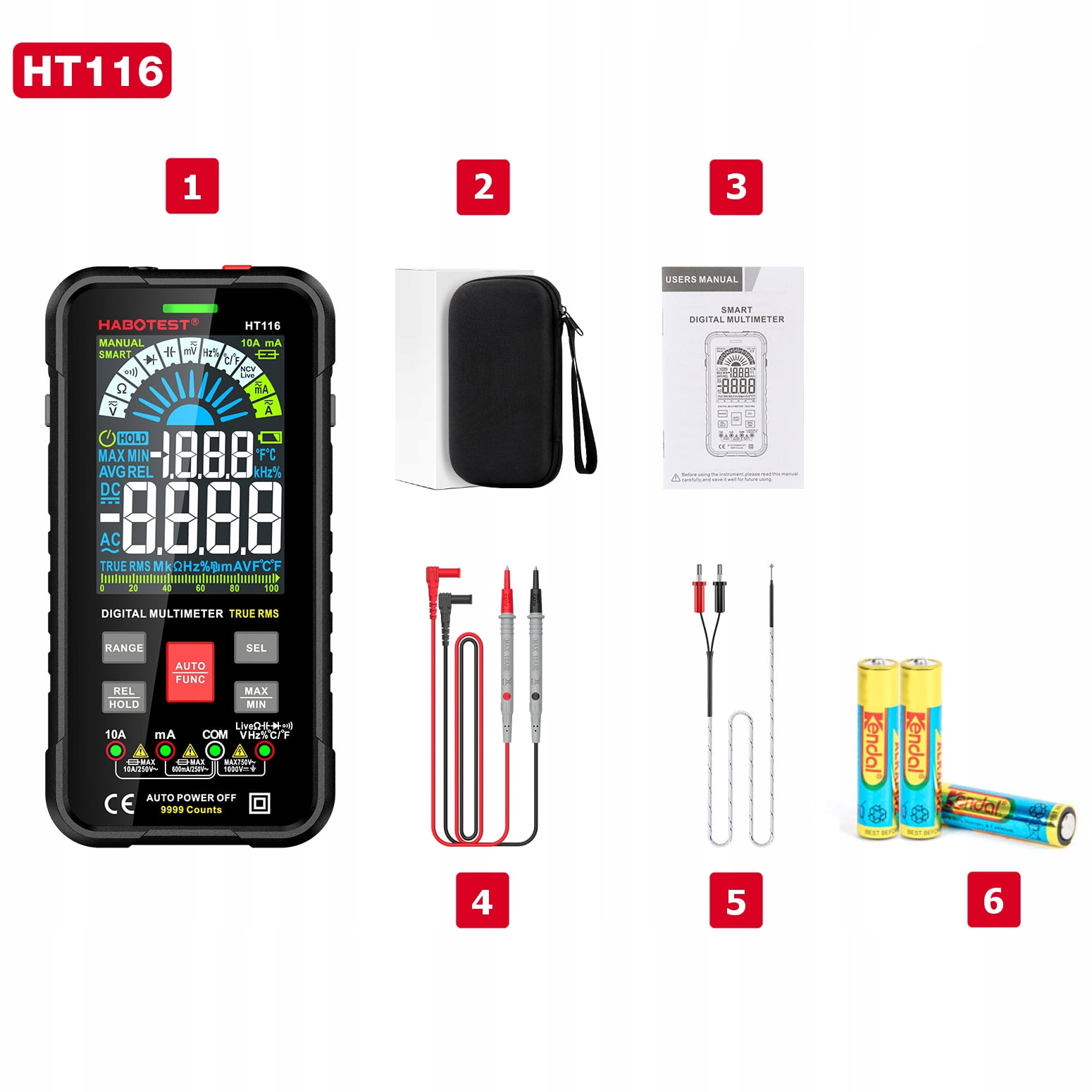 S10 Intelligent Digital Multimeter High precision Anti Burn Fully Automatic