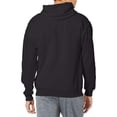 thumbnail image 3 of Mens Black Adult Full Zip Hooded Sweatshirt - Xsizes, 3 of 4