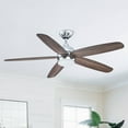 thumbnail image 2 of James Allan BOCFA97556CH 52" 5 Blade Indoor Led Ceiling Fan - Chrome, 2 of 7