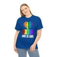thumbnail image 2 of Proud LGBT TShirt Love is Love Shirt Equality Human Rights Plus Size Shirts for Women, 2 of 8
