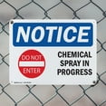 thumbnail image 5 of (2 Pack) Chemical Spray In Progress OSHA Notice Sign 24 Inch X 18 Inch Indoor / Outdoor Rust-Free Aluminum Metal Signs for Workplace, Workshop, and Construction Site, Made in the USA, 5 of 8