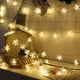 thumbnail image 5 of Luces navideñas FloreceBien, cadena de luces con forma de copo de nieve de 19,6 pies y 40 luces LED de hadas, funciona con pilas, resistente al agua, para decoración de fiestas, jardines, patios,, 5 of 7